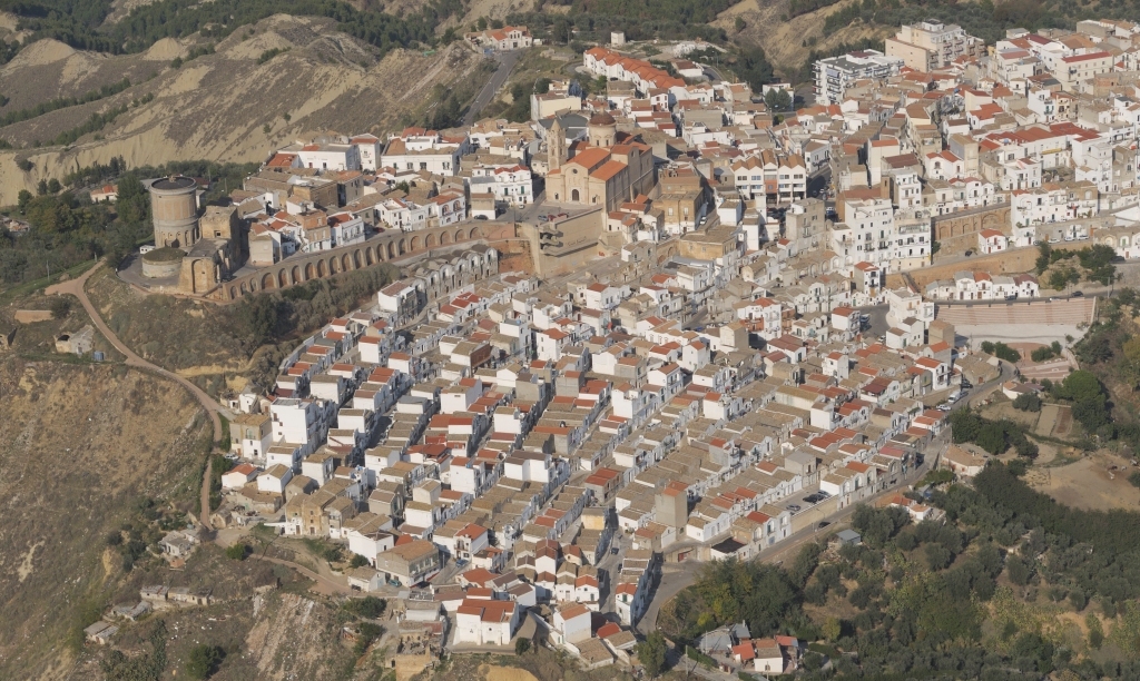 Pisticci dall'alto